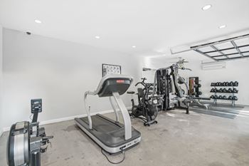 Well-equipped fitness center